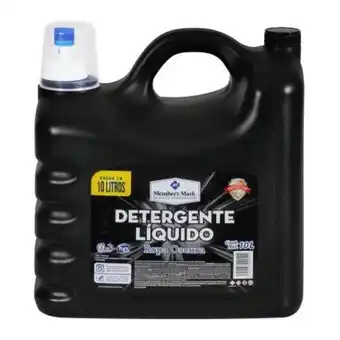 Sam's Club Detergente líquido member's mark ropa oscura 10 l oferta
