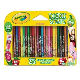 Sam's Club Plumones crayola doodle scents 25 pzas oferta