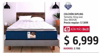 Sodimac Homecenter Colchon king kipling oferta