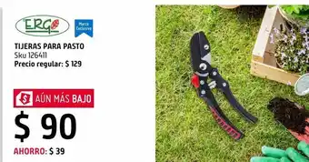 Tijera p/cortar pasto 20 cm