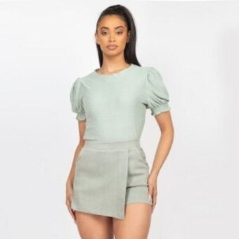 Chapur Blusa casual manga corta oferta