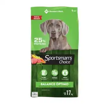 Alimento para perros member's mark sportsman's choice balance óptimo 17 kg