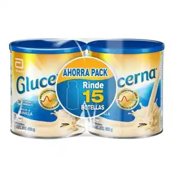 Glucerna abbott sabor vainilla en polvo 2 pzas de 400 g c/u