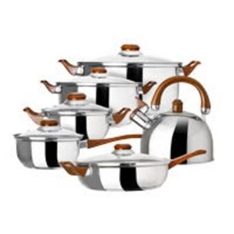 Batería de cocina 11 piezas acero inoxidable kit