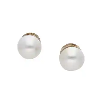 Nacional Monte de Piedad Broqueles diseño especial con medias perlas en oro blanco 18 kilates. oferta