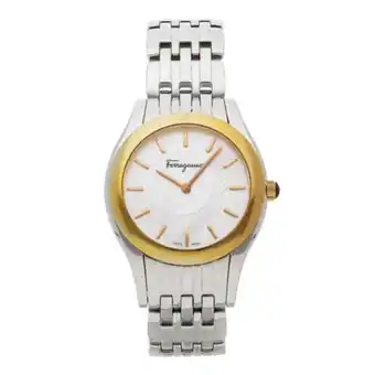 Nacional Monte de Piedad Reloj salvatore ferragamo para dama en acero vistas chapa. oferta