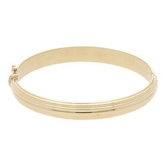 Nacional Monte de Piedad Pulsera de arillo articulada en oro amarillo 14 kilates. oferta