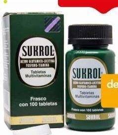 Farmacia San Pablo Sukrol 200mg 100 tabletas oferta