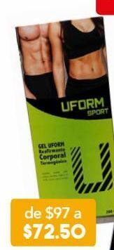 Farmacia San Pablo Uform sport gel termogénico 200ml oferta