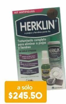 Farmacia San Pablo Herklin paquete antipiojos 4 piezas. oferta