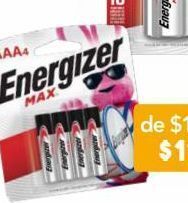 Farmacia San Pablo Energizer max aaa 4 pilas. oferta