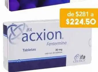Farmacia San Pablo Acxion tab 30mg caj c/30 oferta