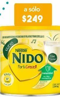 Nido leche en polvo forticrece c/2.04kg