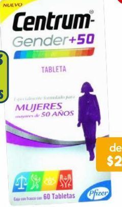 Farmacia San Pablo Centrum gender +50 mujer 60 tabletas oferta