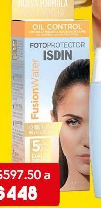 Farmacia San Pablo Isdin fusion water fps 50 50ml oferta
