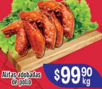 Alitas Adobadas de Pollo