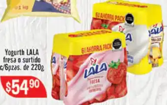 El Florido Yoghurt Lala Fresa o Surtido c/6pzas de 220g oferta