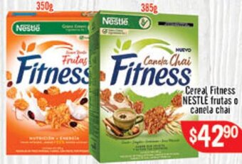 El Florido Cereal Fitness Nestlé Frutas o CAnela Chai oferta