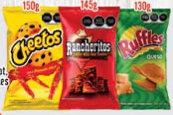 El Florido Cheetos Flamin Hot Rancheritos o Ruffles Sabritas 150g/145g/130g oferta