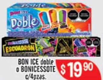 Bon Ice Doble o Bonicessote c/4Pzas