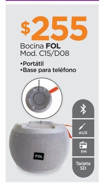 Chedraui Bocina fol oferta