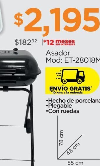 Chedraui Asador oferta