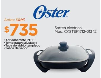 Chedraui Sartén eléctrico oster oferta