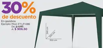 Chedraui En gazebos oferta
