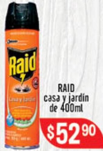 Raid Casa y Jardin de 400ml