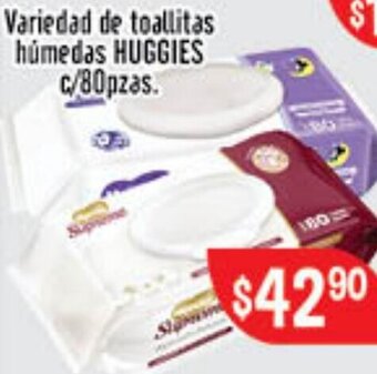 El Florido Variedad de Toallitas Húmedas Huggies c/80pzas oferta