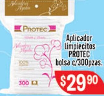 Aplicador Limpiecitos Protec Bolsa c/300pzas