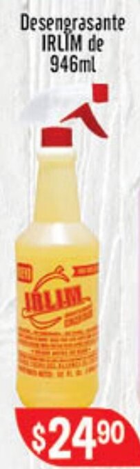 El Florido Desengrasante Irlim de 946ml oferta