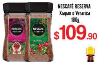 El Florido Nescafé Reserva Xiapan o Verarica 180g oferta
