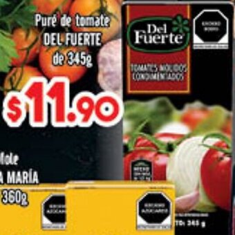 El Florido Puré de Tomate Del Fuerte de 345g oferta