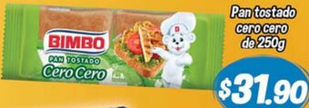 El Florido Pan Tostado Cero Cero de 250g oferta