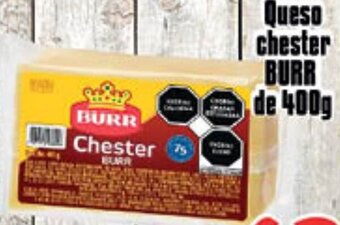 Queso Chester Burr de 400g