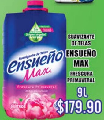 El Florido Suavizante de Telas Ensueño Max 9L oferta