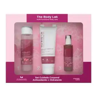 Set de cuidado corporal the body lab con 3 pzas