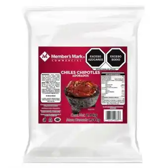 Sam's Club Chiles chipotle member's mark adobados 2.8 kg oferta