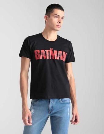 Suburbia Playera warner the batman cuello redondo estampado gráfico para hombre oferta