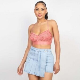 Chapur Blusa casual crop sin manga oferta