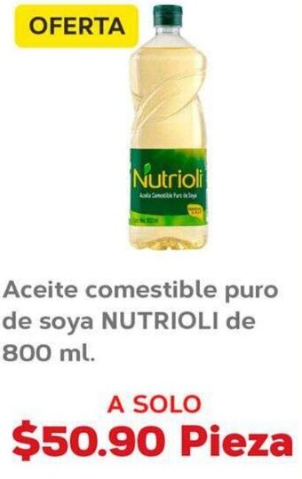 Super Aki Aceite Comestible Puro de Soya Nutrioli de 800ml oferta