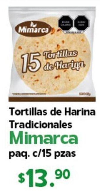 Arteli Tortillas de Harina Tradicionales Mimarca Paq. c/15 pzas oferta