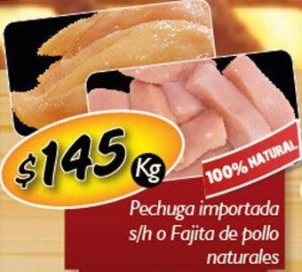 Arteli Pechuga Importada S/h o Fajita de Pollo Naturales oferta