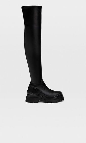 Stradivarius Botas planas xl piso track oferta