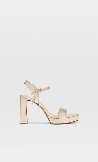 Stradivarius Sandalia tacón plataforma oferta