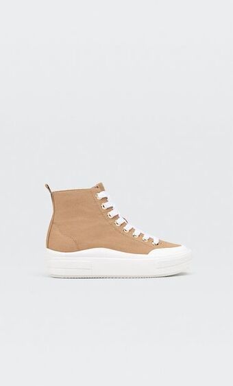 Stradivarius Botines deportivos tejido oferta