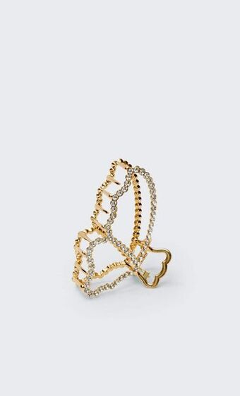 Stradivarius Pinza de pelo mariposa strass oferta