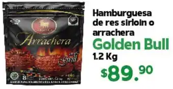 Arteli Hamburguesa de Res Sirloin o Arrachera Golden Bull 1,2kg oferta