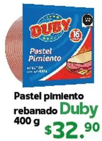 Pastel Pimiento Rebanado Duby 400g